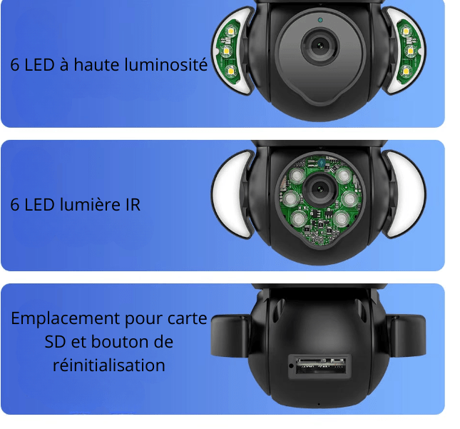 Caméra Intelligente Compatible Alexa/Google - NovanNex