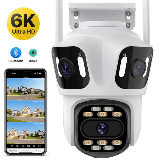 Caméra WiFi 6K Triple objectif & vision nocturne couleur - NovanNex